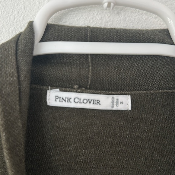 Dark Olive Open Front Cardigan - Picture 6 of 7